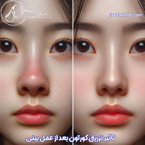 تزریق کورتون به بینی - دکتر علی جاودانی