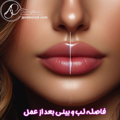 فاصله لب و بینی بعد از عمل - دکتر علی جاودانی