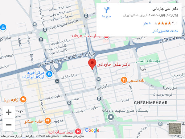 آدرس مطب دکتر علی جاودانی
