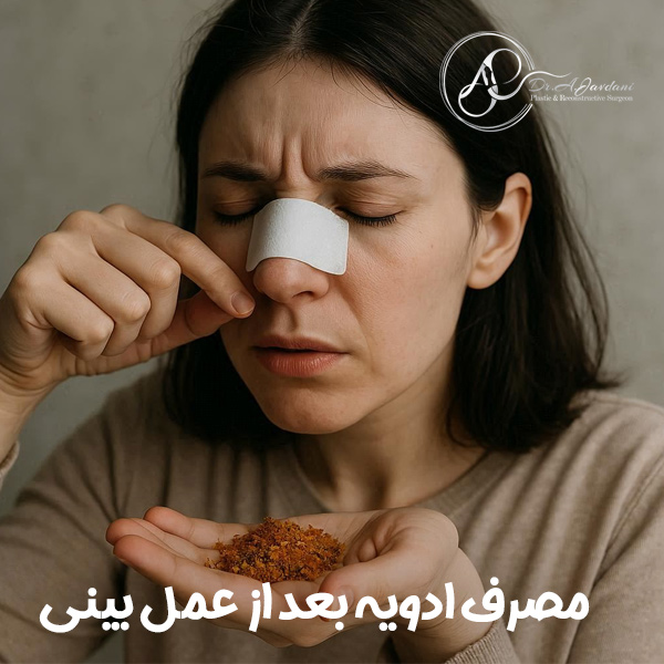 مصرف ادویه بعد از عمل بینی + دکتر علی جاودانی