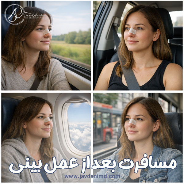 مسافرت بعد از عمل بینی + دکتر علی جاودانی